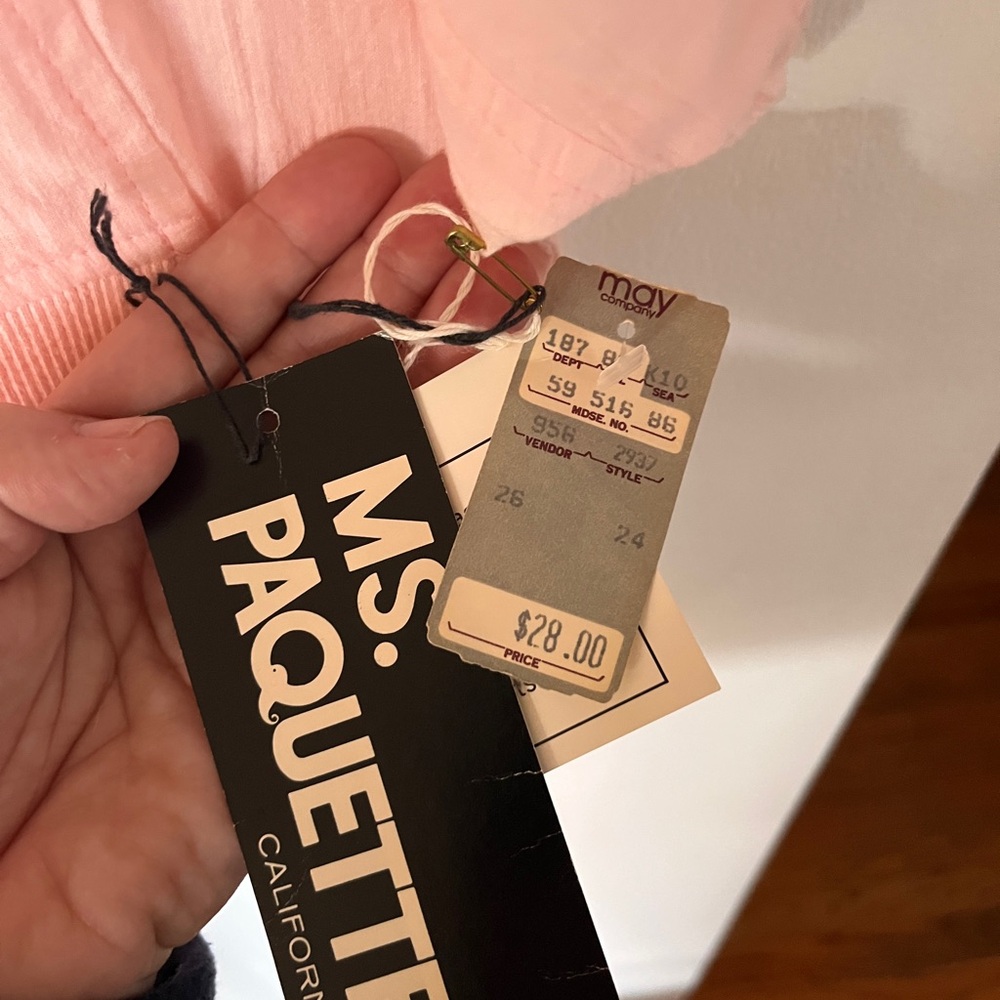 1980’s vintage MS.PAQUETTE of California Amazing top! Original tags! - Picture 7 of 8